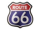 LARGE ROUTE 66 WALL SIGN