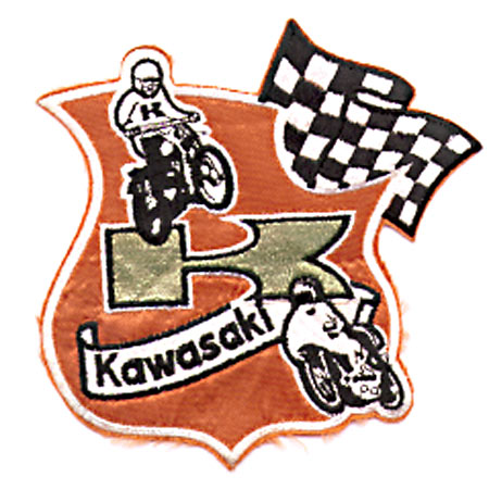 LARGE KAWASAKI RACING PATCH (I6)