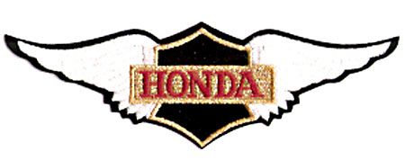 LARGE HONDA WING PATCH (A7)