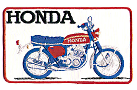 HONDA BIKE SQUARE PATCH (E4)