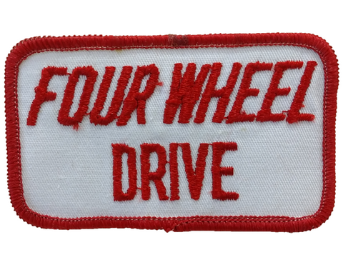 "FOUR WHEEL DRIVE" PATCH (C8)