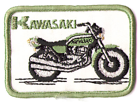 KAWASAKI BIKE SQUARE PATCH (G5)