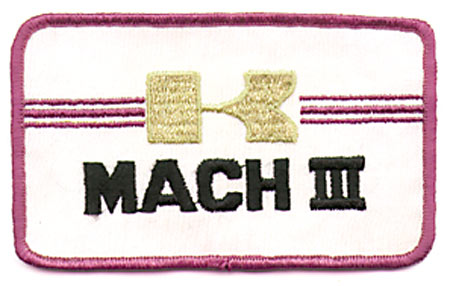 PURPLE KAWASAKI MACH III PATCH (G8)
