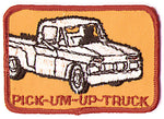 "PICK-UM-UP-TRUCK" PATCH (JJ7)