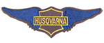 BLUE/GRAY HUSQVARNA WING PATCH (Z4)