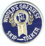 "WORLD'S GREATEST SKIP TALKER" C.B. PATCH (LL1)