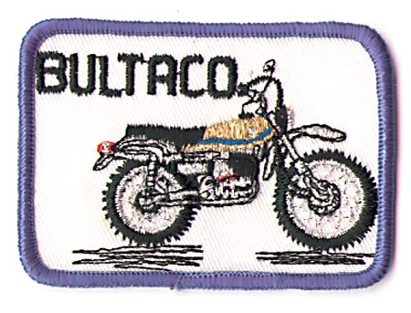 BULTACO BIKE PATCH (O13)