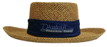 STRAW PANAMA HAT - ROYAL BLUE BAND