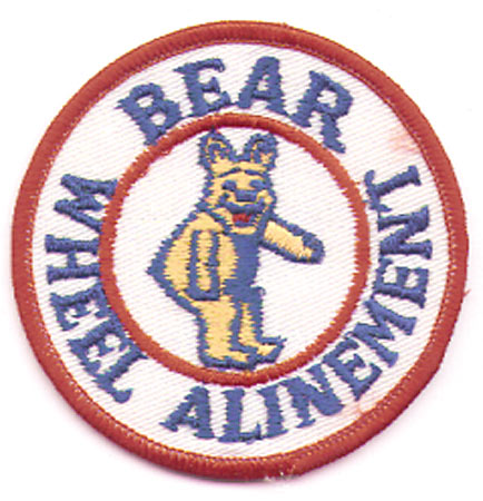 "BEAR WHEEL ALINEMENT" PATCH (P11)