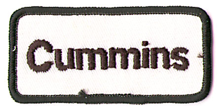 CUMMINS PATCH (C10)