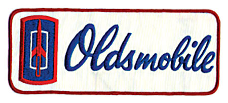 LARGE OLDSMOBILE LOGO PATCH (Z3)